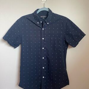 J. Crew Men's Navy Blue Shirt
